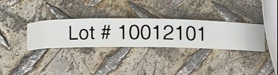 Representativelotsticker (Aerocare Lot Number Label (2))